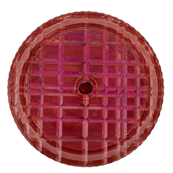 NWT Starbucks Holiday 2021 Iridescent Rose Gold Jeweled Cold Cup Tumbler 24oz - Picture 9 of 15